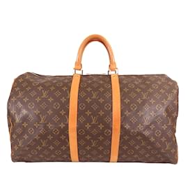 Louis Vuitton-LOUIS VUITTON Travel bags Keepall-Brown