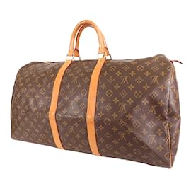 Louis Vuitton-LOUIS VUITTON Travel bags Keepall-Brown