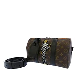 Louis Vuitton-LOUIS VUITTON Sacs de voyage Keepall-Marron