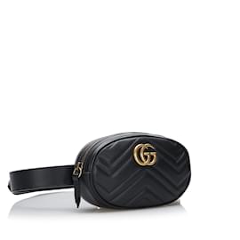 Gucci-GUCCI Sacs à main GG Marmont-Noir