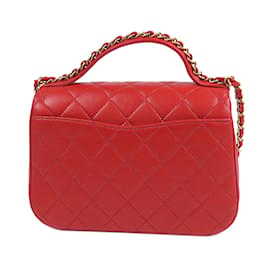 Chanel-CHANEL Sacs à main Trendy CC Poignée supérieure-Rouge