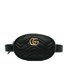Gucci-GUCCI Sacs à main GG Marmont-Noir