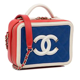 Chanel-CHANEL Handbags Vanity-Blue