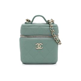 Chanel-CHANEL Handbags Vanity-Green