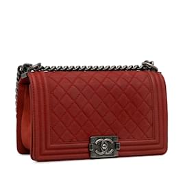 Chanel-CHANEL Handbags Boy-Red