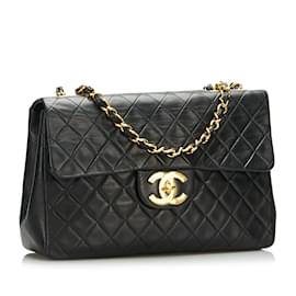 Chanel-CHANEL Sacs à main Intemporels/classique-Noir