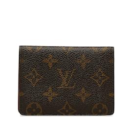 Louis Vuitton-LOUIS VUITTON Geldbörsen, Brieftaschen und Etuis-Braun