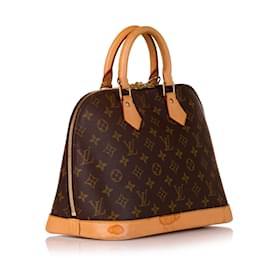 Louis Vuitton-LOUIS VUITTON Sacs à main Alma-Marron