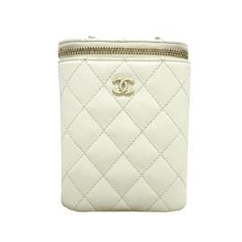 Chanel-CHANEL Handbags Vanity-White