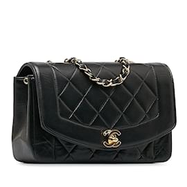 Chanel-CHANEL Sacs à main Diana-Noir