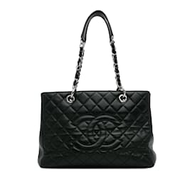 Chanel-CHANEL Handbags Grand shopping-Black