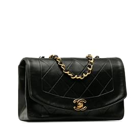 Chanel-CHANEL Sacs à main Diana-Noir