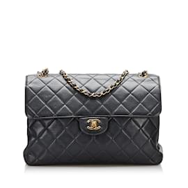 Chanel-CHANEL Handbags Timeless/classique-Black