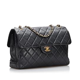 Chanel-CHANEL Handbags Timeless/classique-Black