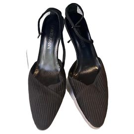 Giorgio Armani Schuhe mit Absatz Schwarz