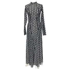 Autre Marque Gmbh Kleid Schwarz Weiß Polyester XS Schwarz Weiß