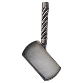 Hermès Desk Magnifying Glass Silver Metal Silvery