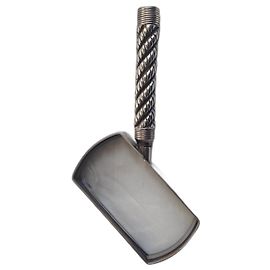Hermès Schreibtischlupe aus Silbermetall Silber