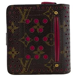 Louis Vuitton-Zip Louis Vuitton Compact-Marrone