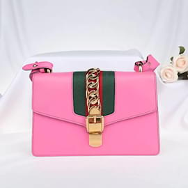 Gucci-Piccola borsa a tracolla Sylvie 421882-Rosa