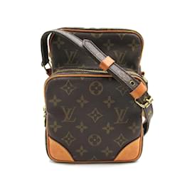 Louis Vuitton-Bolsa Louis Vuitton Monograma Amazon Canvas Crossbody M45236 em boa condição-Marrom