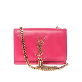 Yves Saint Laurent-Kate Tassel Leather Bag 326076-Red