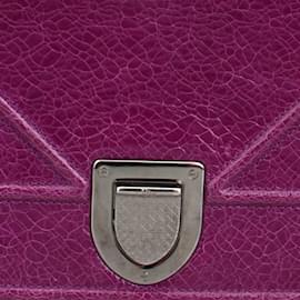 Dior-Sac à bandoulière en cuir Diorama-Violet