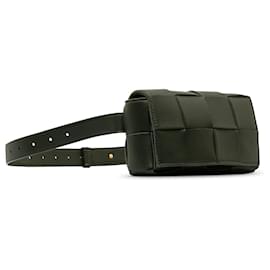 Bottega Veneta-Bottega Veneta Black Intrecciato Cassette Belt Bag-Black