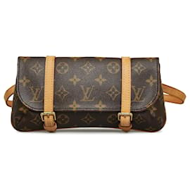 Louis Vuitton-Louis Vuitton Pochette Marelle PM Monogram Marron-Marron