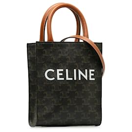 Céline-Cabas vertical Mini Triomphe noir Celine-Noir