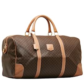 Céline-Macadam Travel Bag-Brown