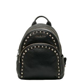 Michael Kors Studded Leather Abbey Backpack Leather Backpack in Good condition Black