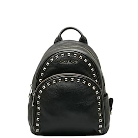 Michael Kors-Michael Kors Studded Leather Abbey Backpack Leather Backpack in Good condition-Black