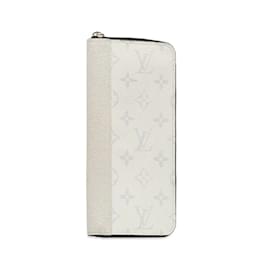 Louis Vuitton-Louis Vuitton Monogram Antarctica Zippy Vertical Wallet Canvas Long Wallet M30446 in Good condition-White