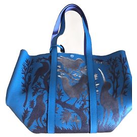 Moynat Cabas Bleu foncé