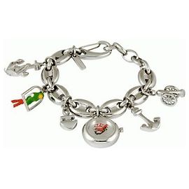 Relógio-pulseira colecionável MOSCHINO Time 4 Pirata Prata