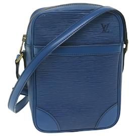Louis Vuitton-LOUIS VUITTON Sac Bandoulière Epi Danube Bleu M45635 LV Auth tb1016-Bleu