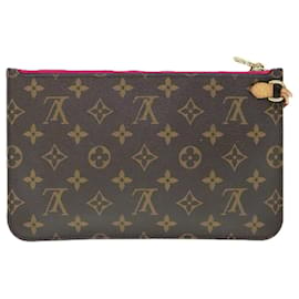 Louis Vuitton-LOUIS VUITTON Monogram Neverfull MM Pouch Accessoire Pouch LV Auth 64377-Monogramme