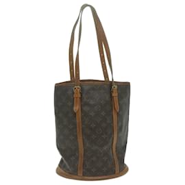 Louis Vuitton-LOUIS VUITTON Monogram Bucket GM Shoulder Bag M42236 LV Auth 63347-Monogram