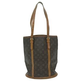 Louis Vuitton-LOUIS VUITTON Monogram Bucket GM Shoulder Bag M42236 LV Auth 63347-Monogram