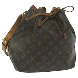 Louis Vuitton-Bolso de hombro Petit Noe con monograma de LOUIS VUITTON M42226 LV Auth 64090-Monograma