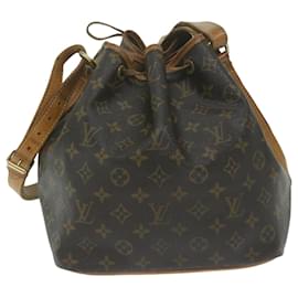 Louis Vuitton-LOUIS VUITTON Monogram Petit Noe Shoulder Bag M42226 LV Auth 64090-Monogram