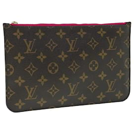 Louis Vuitton-LOUIS VUITTON Monogram Neverfull MM Pochette Accessoire Pochette LV Auth yk10172-Monogramme