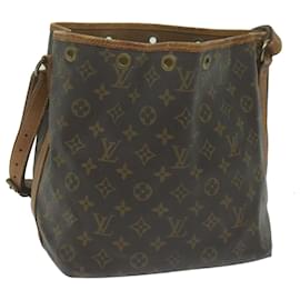 Louis Vuitton-LOUIS VUITTON Monogram Petit Noe Shoulder Bag M42226 LV Auth 62206-Monogram