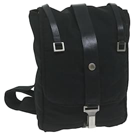 Chanel-CHANEL Shoulder Bag Canvas Black CC Auth bs11528-Black