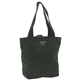 Prada-Prada Tote Bag Nylon Khaki Auth 64119-Caqui