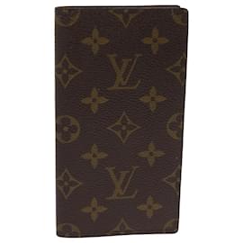 Louis Vuitton-Agenda Monogram LOUIS VUITTON Poche Note Cover R20503 Autenticação de LV 64334-Monograma