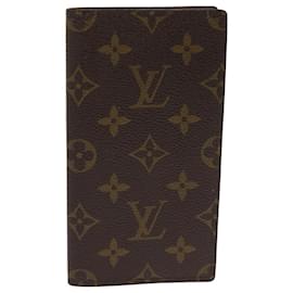 Louis Vuitton-LOUIS VUITTON Monogram Agenda Poche Note Cover R20503 LV Auth 64334-Monogram