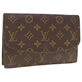 Louis Vuitton-Louis Vuitton Monogram Pochette rabat 20 Clutch Bag M51935 LV Auth 64696-Monogram