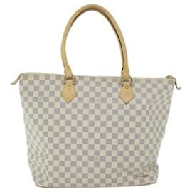 Louis Vuitton-LOUIS VUITTON Damier Azur Saleya GM Tote Bag N51184 Auth LV 64585-Autre